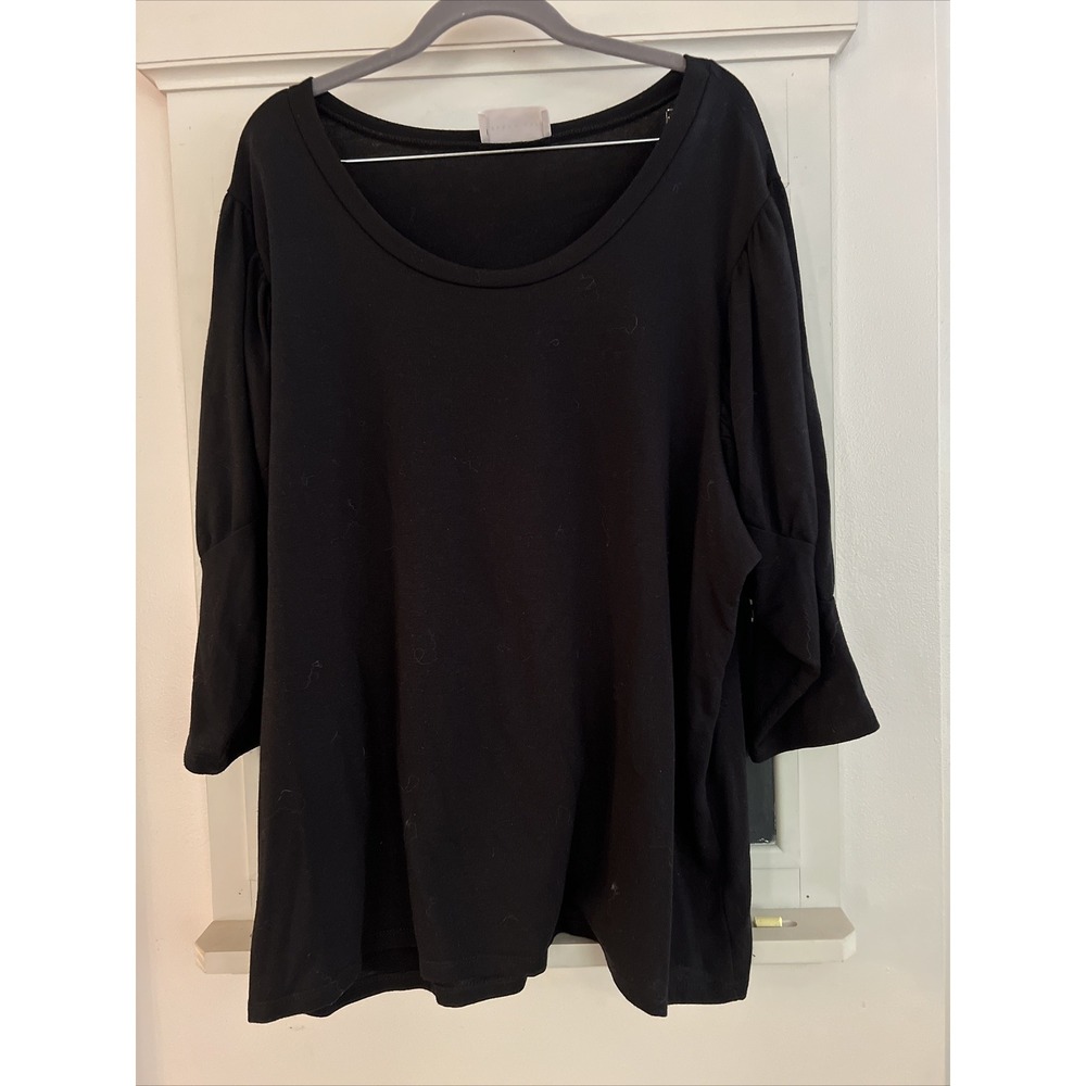 French Grey Women's Top - size 2X